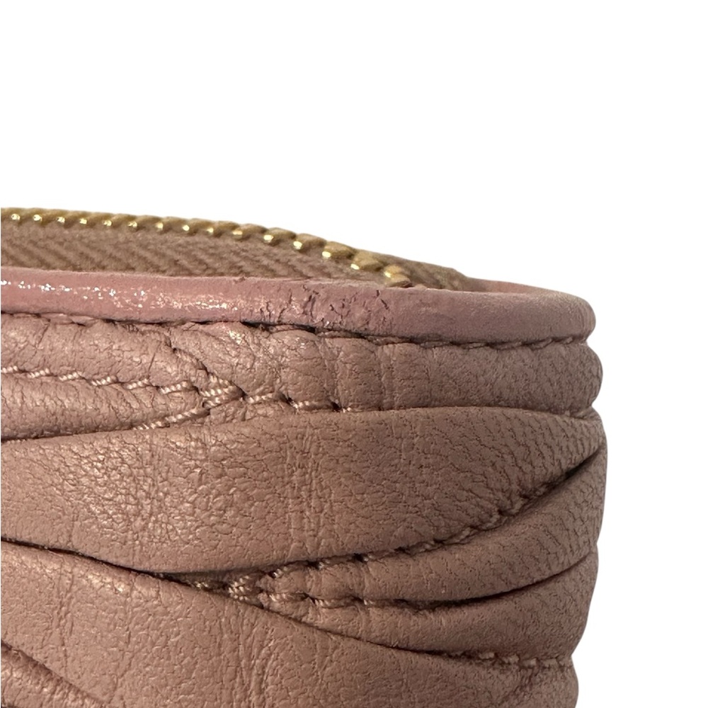 Miu Miu Small Matelasse Nappa Leather Wallet - Picture 5 of 9